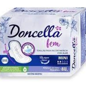 Toallitas Doncella Para Incontinencia Leve AZUL