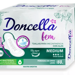 Toallitas Doncella Para Incontinencia Larga Verde