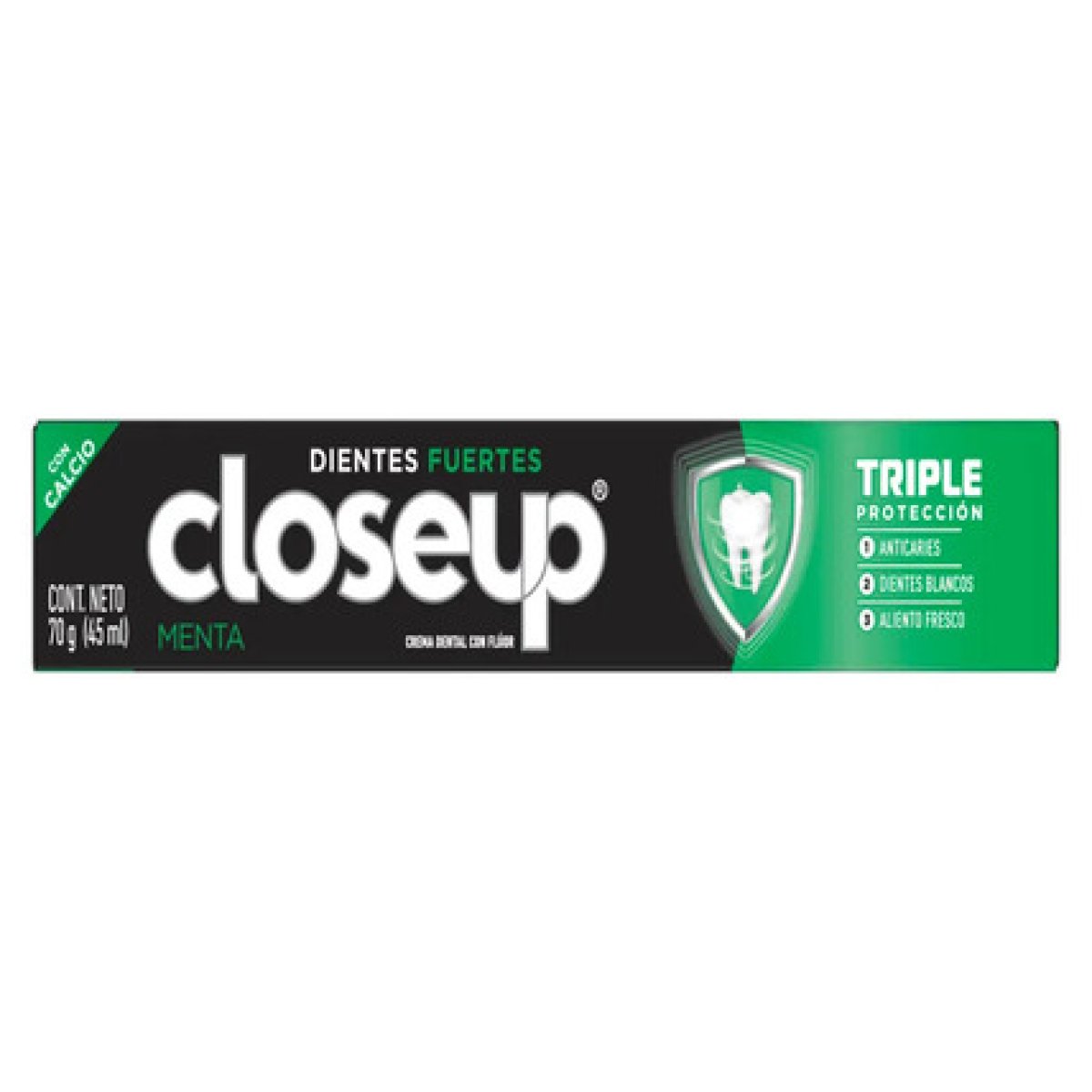 Dentrifico Close up triple proteccion MENTA 70g (verde)